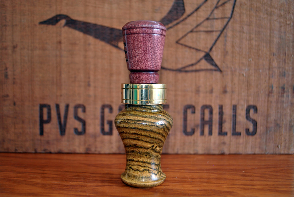 N0.1 - Bocote and Purple Heart Duck Call