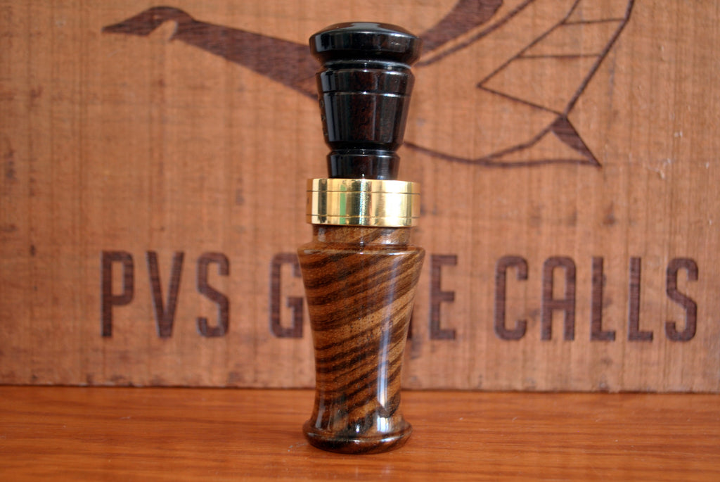N0.2 - Zebrawood and Blackwood  Duck call
