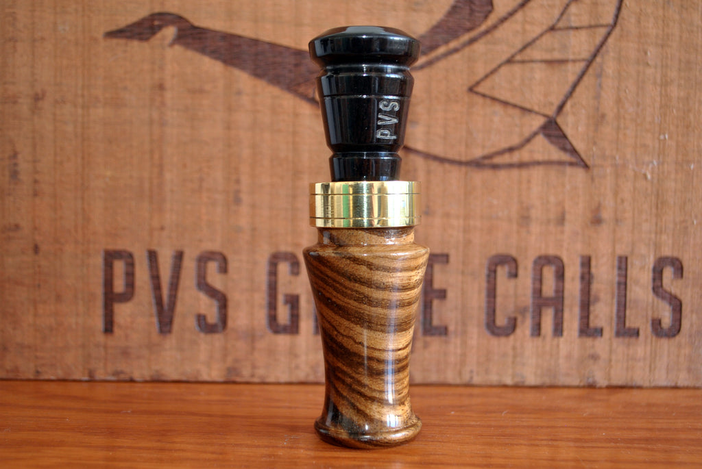N0.2 - Zebrawood and Blackwood  Duck call